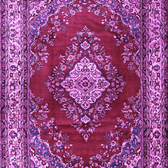 Medallion Purple Traditional Rug, tr1883pur