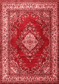 Medallion Red Traditional Rug, tr1883red