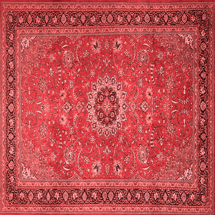 Machine Washable Persian Red Traditional Rug, wshtr1884red