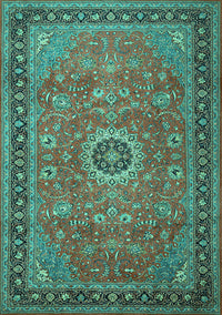 Persian Turquoise Traditional Rug, tr1884turq