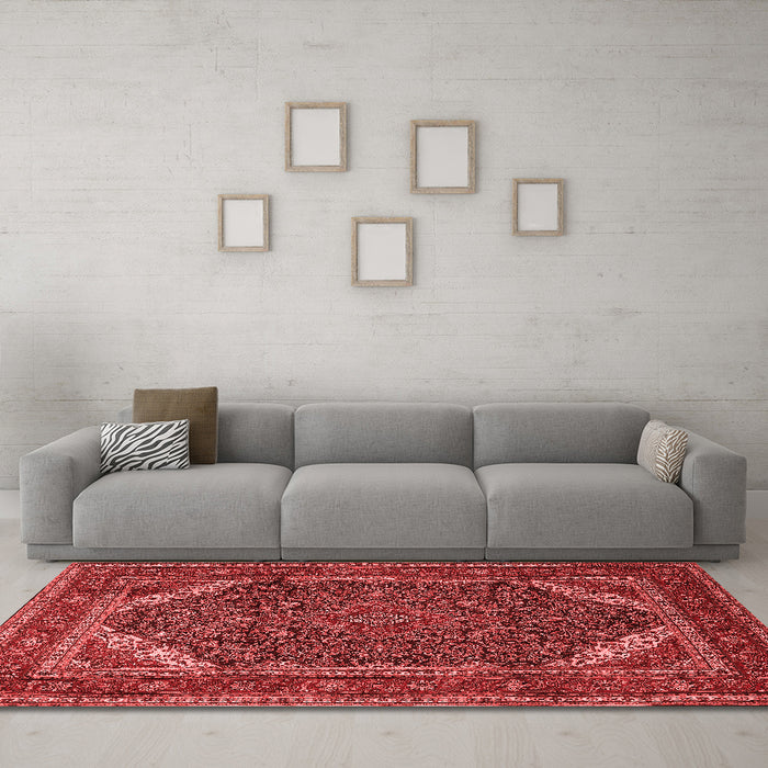Traditional Red Washable Rugs