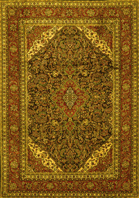 Persian Yellow Traditional Rug, tr1885yw