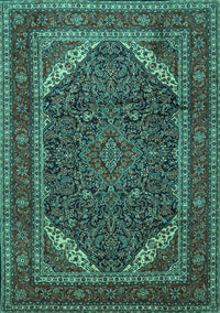 Persian Turquoise Traditional Rug, tr1885turq