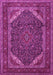 Machine Washable Persian Pink Traditional Rug, wshtr1885pnk