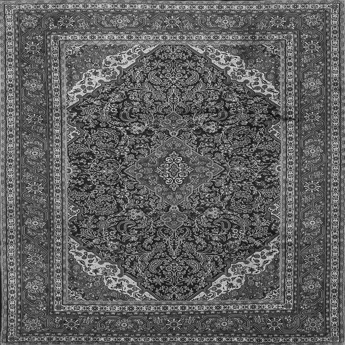 Serging Thickness of Persian Gray Traditional Rug, tr1885gry