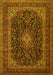 Machine Washable Persian Yellow Traditional Rug, wshtr1886yw