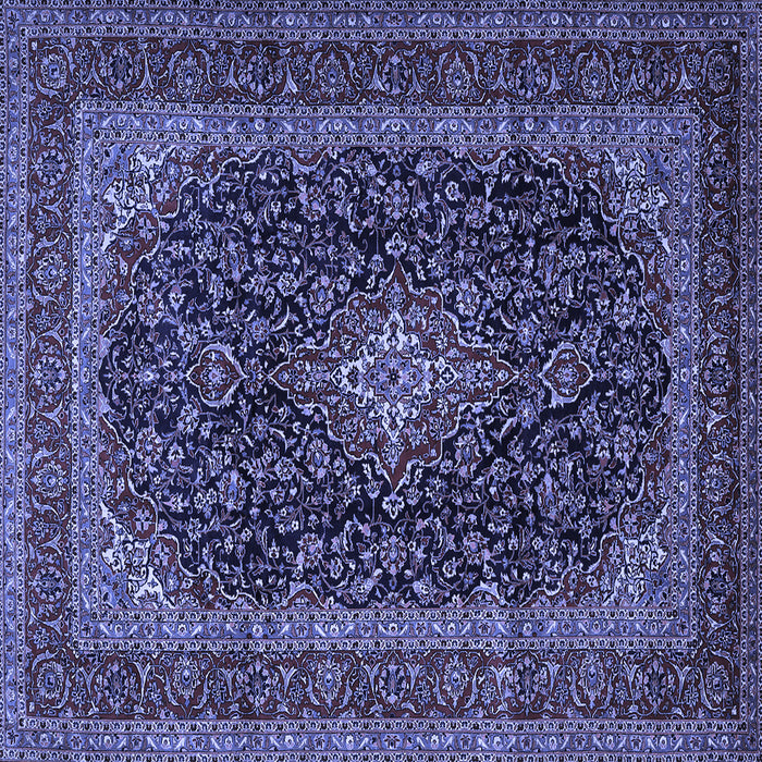 Square Persian Blue Traditional Rug, tr1886blu