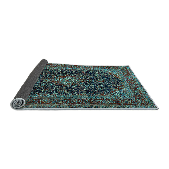 Sideview of Persian Light Blue Traditional Rug, tr1886lblu