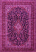 Machine Washable Persian Pink Traditional Rug, wshtr1886pnk