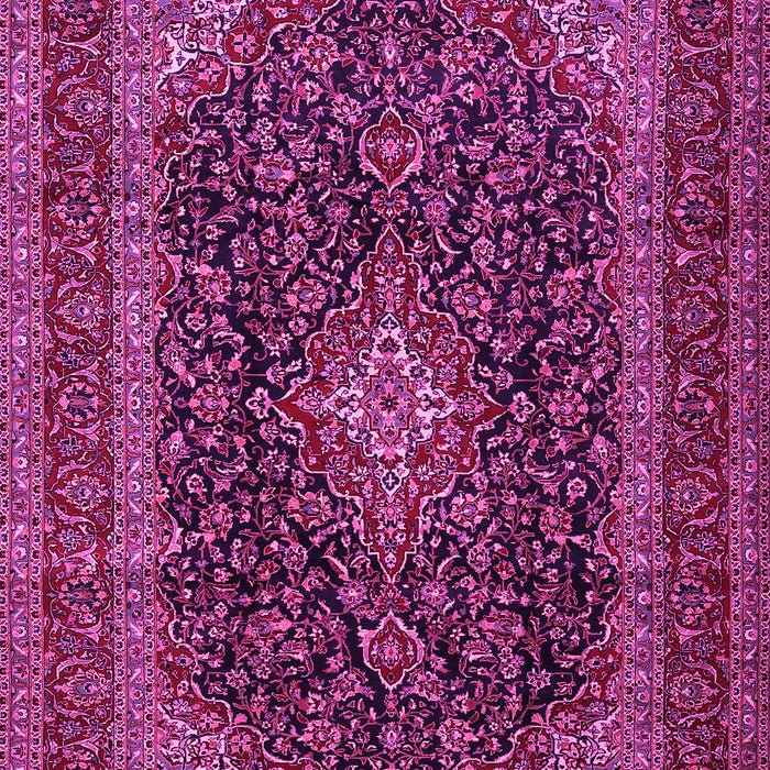 Machine Washable Persian Pink Traditional Rug, wshtr1886pnk