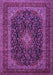 Machine Washable Persian Purple Traditional Area Rugs, wshtr1886pur