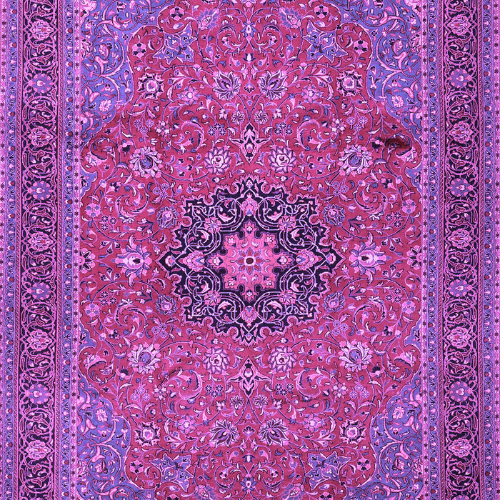 Medallion Purple Traditional Rug, tr1887pur