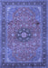 Medallion Blue Traditional Rug, tr1887blu