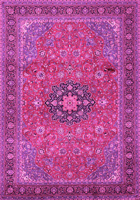 Medallion Pink Traditional Rug, tr1887pnk