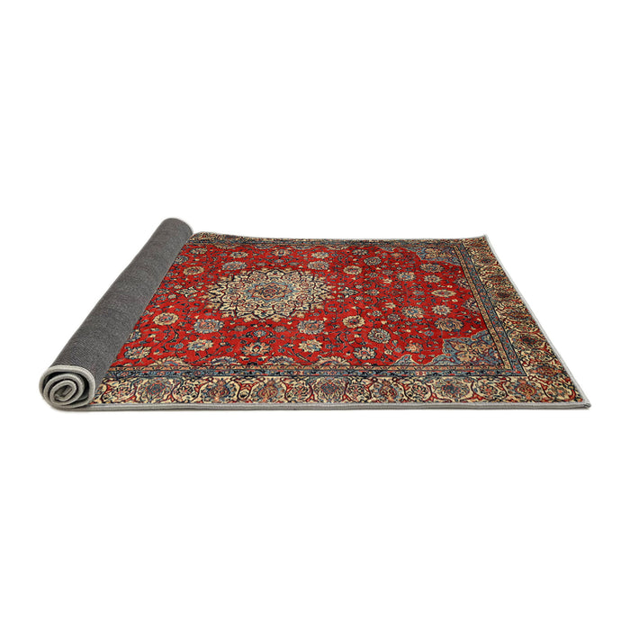 Sideview of Traditional Brown Medallion Rug, tr1888