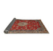 Sideview of Traditional Brown Medallion Rug, tr1888