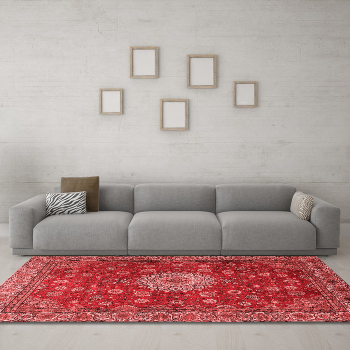 Traditional Red Washable Rugs