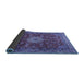 Sideview of Medallion Blue Traditional Rug, tr1888blu