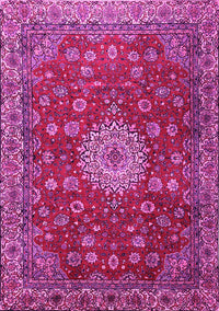 Medallion Pink Traditional Rug, tr1888pnk