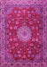 Medallion Pink Traditional Rug, tr1888pnk