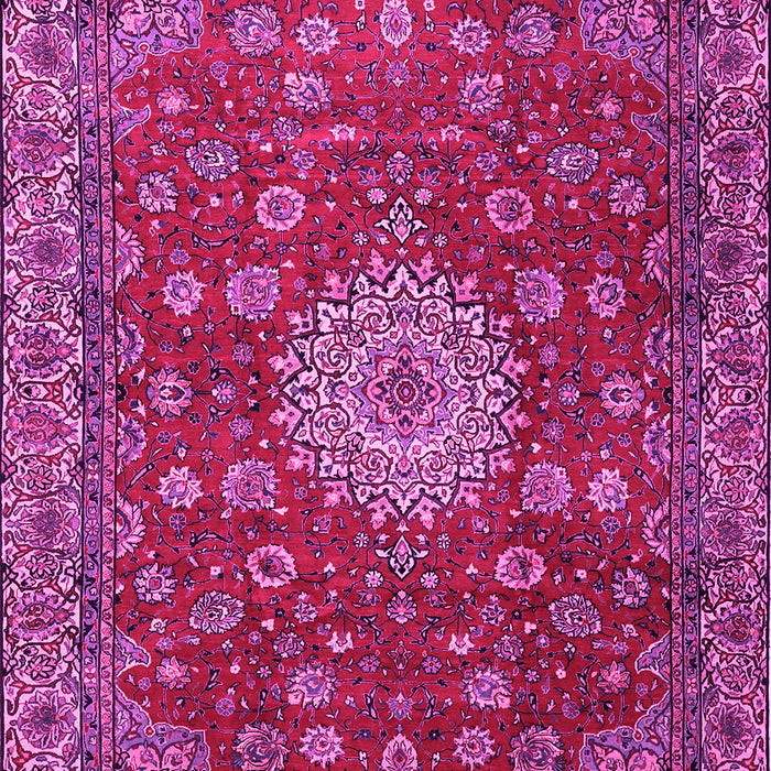 Medallion Pink Traditional Rug, tr1888pnk