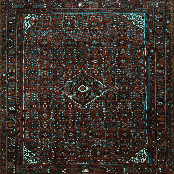Square Persian Light Blue Traditional Rug, tr1889lblu