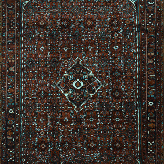 Machine Washable Persian Light Blue Traditional Rug, wshtr1889lblu