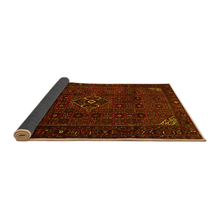 Sideview of Persian Yellow Traditional Rug, tr1889yw