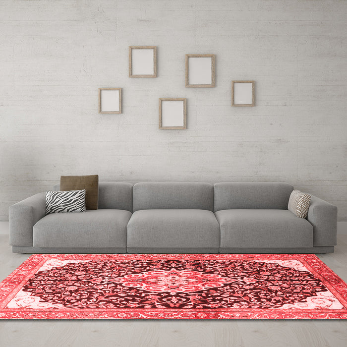 Traditional Red Washable Rugs