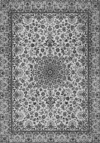 Medallion Gray Traditional Rug, tr1890gry