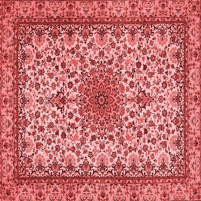Medallion Red Traditional Rug, tr1890red
