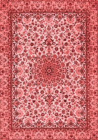 Medallion Red Traditional Rug, tr1890red