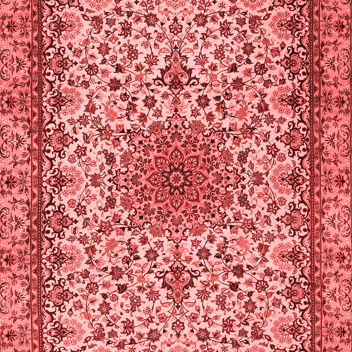Medallion Red Traditional Area Rugs