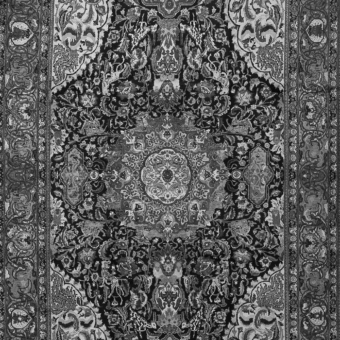Medallion Gray Traditional Rug, tr1891gry