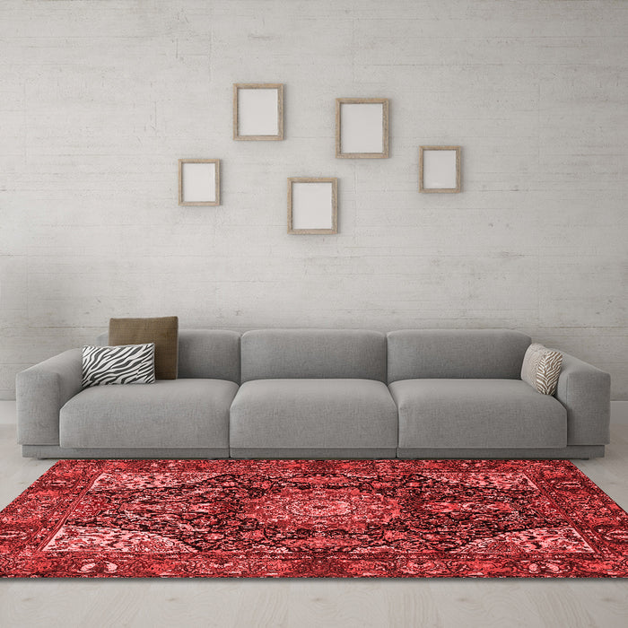 Traditional Red Washable Rugs