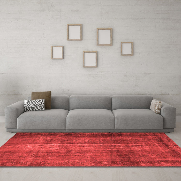 Traditional Red Washable Rugs