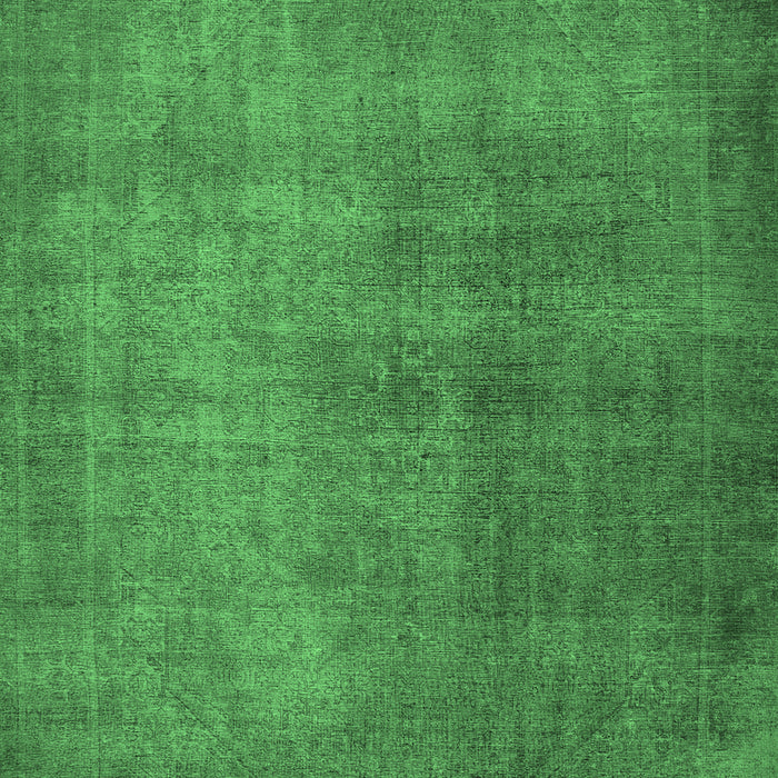 Machine Washable Persian Emerald Green Traditional Area Rugs, wshtr1893emgrn