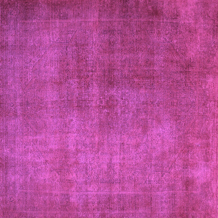 Square Persian Purple Traditional Rug, tr1893pur
