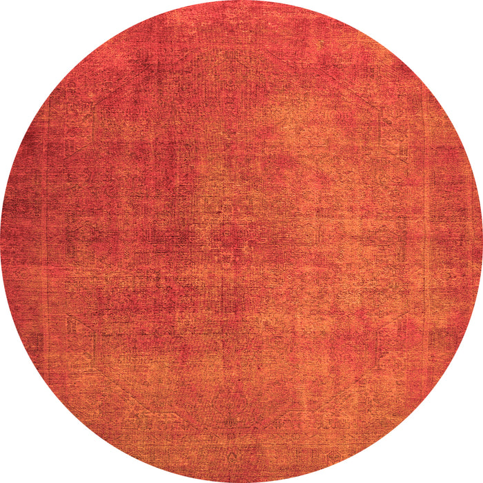 Machine Washable Persian Orange Traditional Area Rugs, wshtr1893org