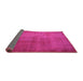 Sideview of Persian Pink Traditional Rug, tr1893pnk