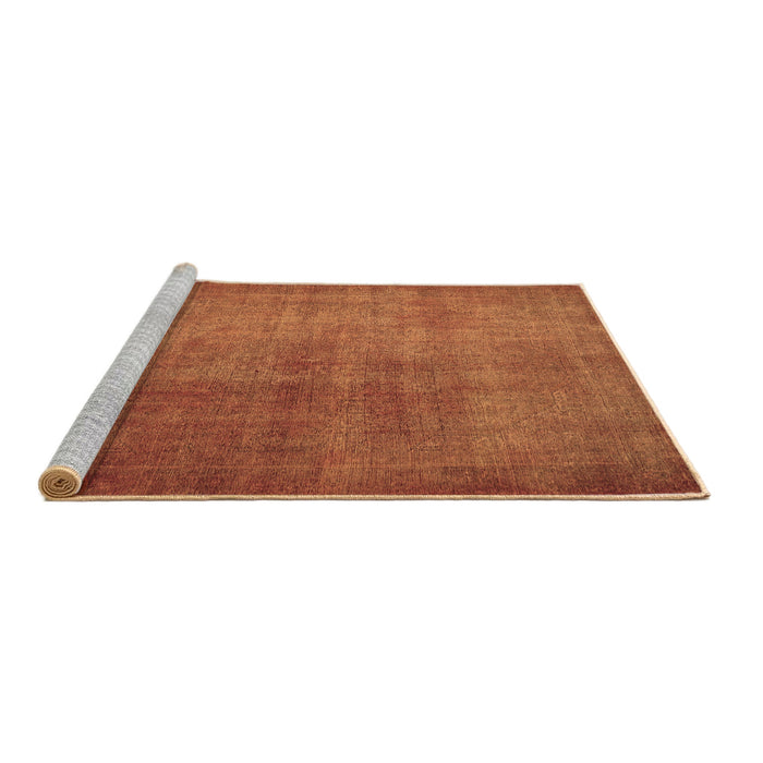 Sideview of Machine Washable Persian Brown Traditional Rug, wshtr1893brn