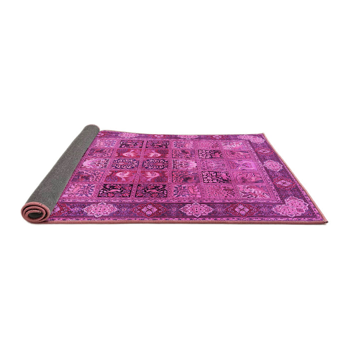 Sideview of Persian Pink Traditional Rug, tr1894pnk