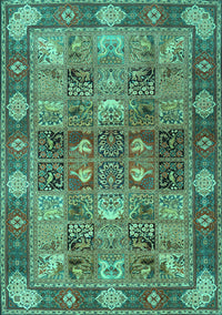 Persian Turquoise Traditional Rug, tr1894turq