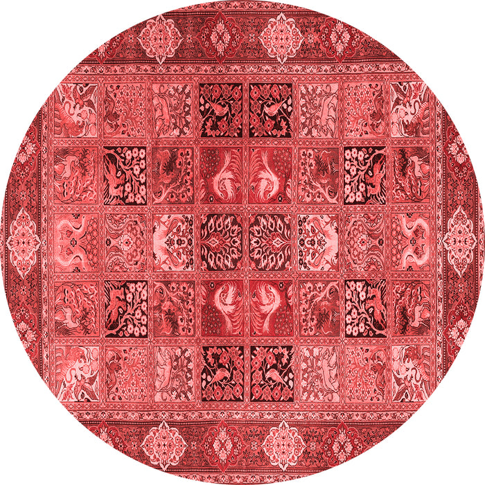 Machine Washable Persian Red Traditional Rug, wshtr1894red
