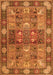 Serging Thickness of Machine Washable Persian Orange Traditional Area Rugs, wshtr1894org