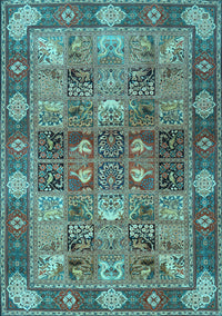 Persian Light Blue Traditional Rug, tr1894lblu
