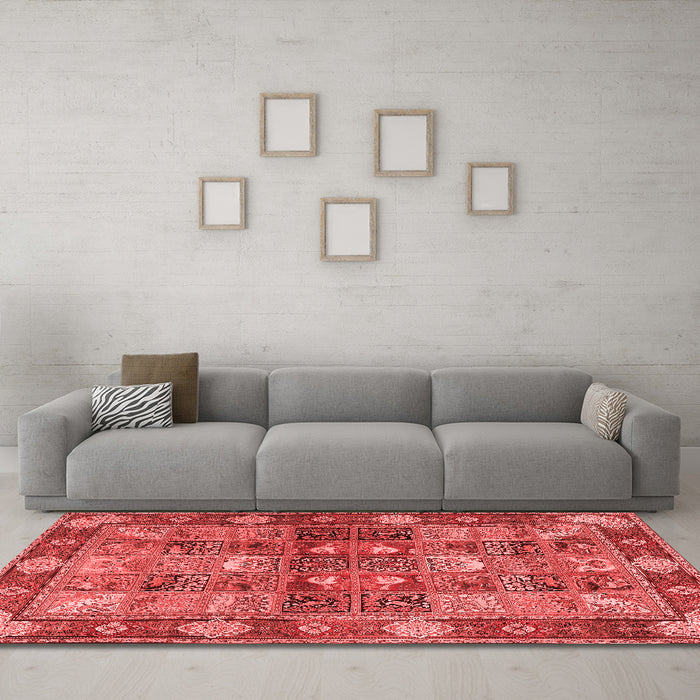 Traditional Red Washable Rugs