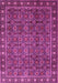 Machine Washable Persian Pink Traditional Rug, wshtr1895pnk