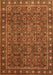 Persian Orange Traditional Rug, tr1895org