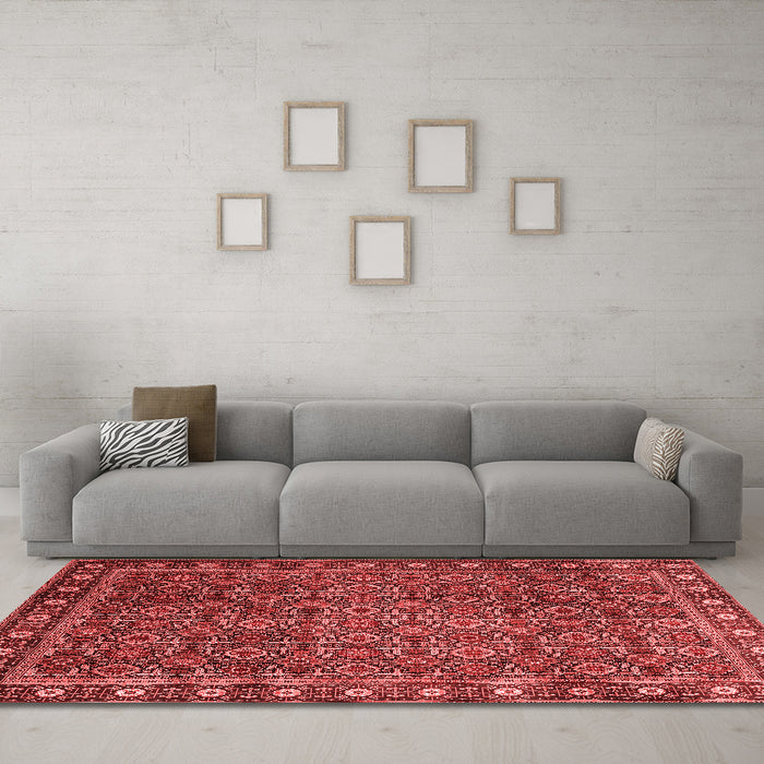 Traditional Red Washable Rugs